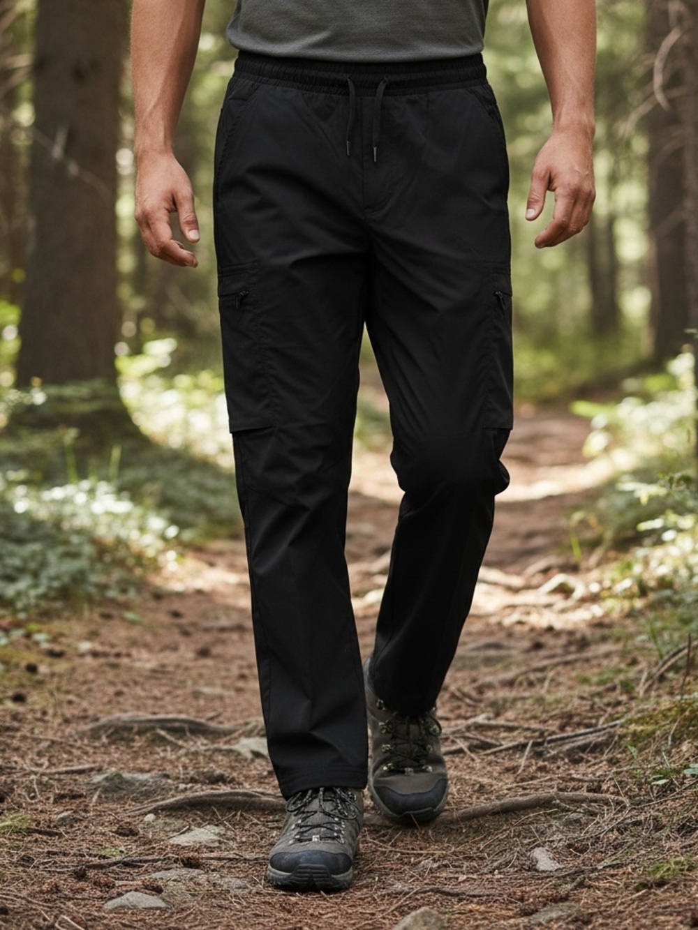 tek gear Black Men's Cargo Jogger Pants